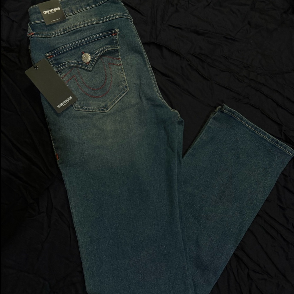 True Religion Women's Dark Blue Skinny Jeans